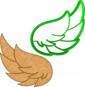 HĂșsvĂ©ti Forma MĂ©zeskalĂĄcs lyukasztĂł HĂșsvĂ©ti angyalszĂĄrny Bal 8cm