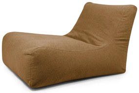 Barna buklé babzsákfotel Lounge 100 – SLOWDOWN