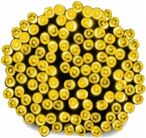Karácsonyfa fényfüzér 100 Led Sárga Külső Belső