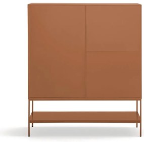 Téglavörös szekrény 120x140x45 cm Platt – Teulat