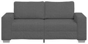 sötétszürke kordbársony szövet loveseat kanapé 140 cm