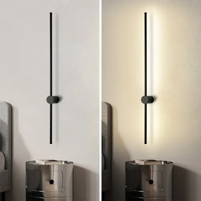 Brilagi - LED kültéri fali lámpatest AURA LED/20W/230V 3000K IP54 fekete