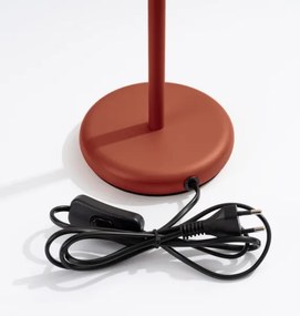 Sollux SL.1643 - Asztali lámpa KARBON 1xGU10/10W/230V piros