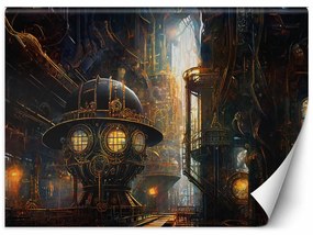 Fotótapéta, Steampunk absztrakció - 350x245