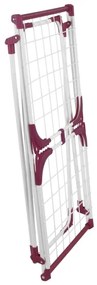 WENKO 3774021100 - Ruhaszárító állvány SUMMER DRY 153x76 cm fehér/rózsaszín