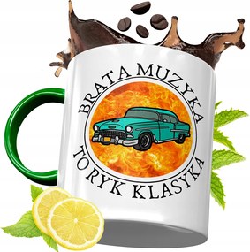 Zöld Bögre Testvérnek Ajándékba, fényképes nyomattal