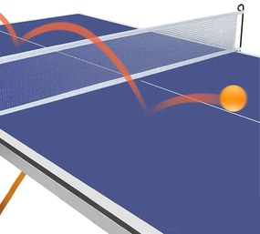 Beltéri pingpongasztal hálóval
