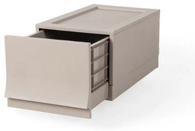 Wave Junior Wood moduláris tárolódoboz kerekeknélkül 43,4 x 27,2 x 22 cm, keskeny - 1 fiók