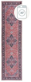 Borvörös mosható futószőnyeg újrahasznosított szálkeverékből 60x230 cm Windsor – Flair Rugs