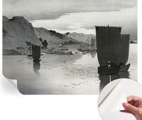 Design fali fotótapéta Öntapadós esti öböl 208x146 cm