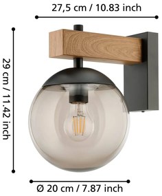 Fali kültéri lámpa (magasság 29 cm) BUFALATA – EGLO