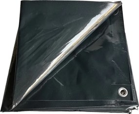 JAGO Ponyva 650 g/m² alumínium háló 5 x 6 m antracit