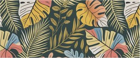 Flizelin tapéta Divatos 3D fali Trópusi energia 250x104 Ragasztóval