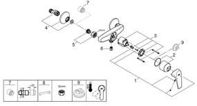 GROHE 23771000 - START FLOW zuhanycsaptelep fényes króm