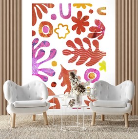 Gario Fotótapéta Színes absztrakt levelek - Andrea Haase Anyag: Vlies, Méret: 150 x 210 cm