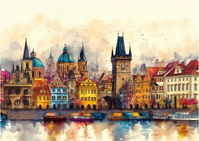 Kép - Ősz a festett városban (70x50 cm)