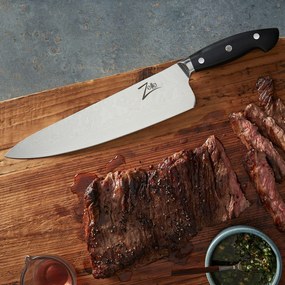 Zelite Infinity by Klarstein Executive-Plus, 8" szakácskés, 61 HRC damaszkuszi acél