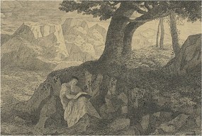 Fotótapéta Flizelin Dekoratív Tapéta Olvasó figura 104x70 Ragasztó