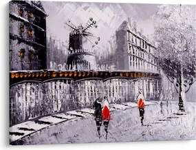 Kép - Olajfestmény a városról II. (70x50 cm)