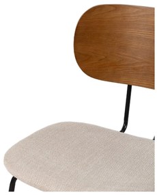 Barna-krémszínű étkezőszék szett 4 db-os Cleo – Ixia