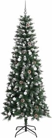 Mű karácsonyfa LED -es lámpákkal Zöld 240 cm PVC