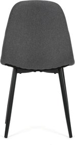CT-V2972 GREY2 szürke szövet étkezőszék