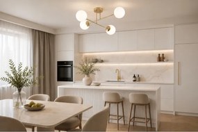 BRILAGI - Plafonra szerelhető csillár MILO 4xE27/60W/230V aranyszínű