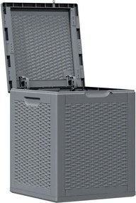 Szürke Pp Rattan Kerti Tárolóláda 90 L