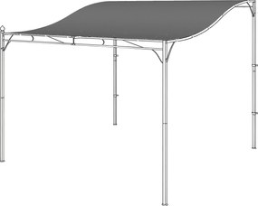 Outsunny pergola pótlóponyva, 298 × 293 cm (3×3 m kerethez) — sötétszürke | Aosom