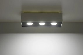 SOLLUX SL-0068 MONO Kocka Mennyezeti Lámpa Fehér, Fekete GU10 IP20