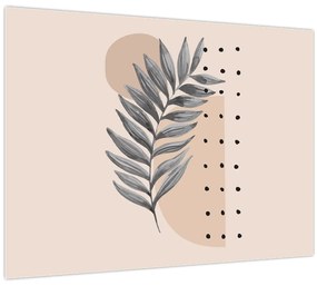 Üveg kép - N⁰2 illusztrált lap (70x50 cm)