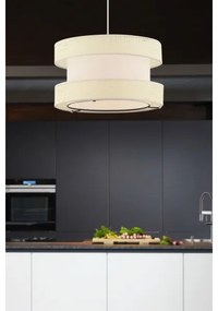 HALO kábeles függőlámpa 1xE27/60W/230V krémszínű