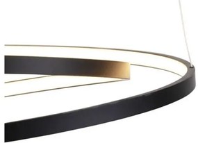 Paul Neuhaus 2472-18 - LED Dimmelhető csillár zsinóron ROMAN LED/30W/230V fekete