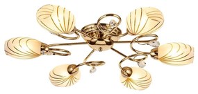 Brilagi - Felületre szerelhető csillár MEGAPOLIS 6xE14/60W/230V arany