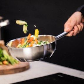 Elo 24716 Rozsdamentes acél serpenyő Profi Cuisine16 cm, 0,8 l, 0,8 l