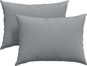 vidaXL Kanapé párnák 2 pcs Világosszürke 70 x 50 cm szövet