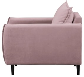 Levendula színű bársony fotel Juli – Ropez