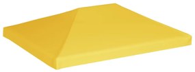 sárga pavilon-tetőponyva 270 g/m² 4 x 3 m