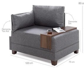 Fotel Fly Balos - Bézs v2