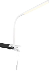 Trio NEVADA R57941131 Asztali lámpa klipsszel 1x5w/led 3000+4000+5000k 600lm ip20