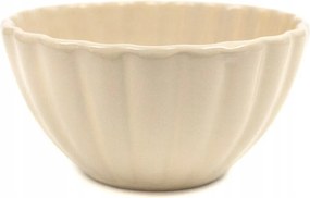 Húsleves Bézs 350ml Virágos Kpl 6db-os Kerámia Fényes Tál