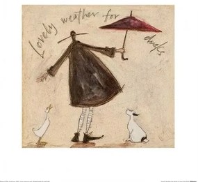 Művészeti nyomat Sam Toft - Lovely Weather For Ducks