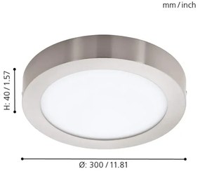 Eglo 96678 - LED RGBW Fényerőszabályozható mennyezeti lámpatest FUEVA-C LED/21W/230V BT