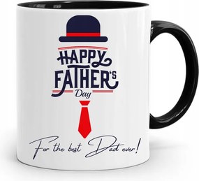 Fekete Bögre Apák Napjára Happy Father's Day nyomott mintával