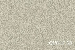 Tesia kárpitozott ágy 160x200 cm, ágyneműtartós - bézs buklé Quelle 03