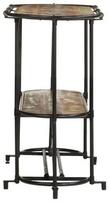 tömör újrahasznosított fa konzolasztal 110 x 42 x 76 cm