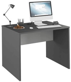 Számítógépasztal, grafit/fehér, RIOMA NEW TYP 12