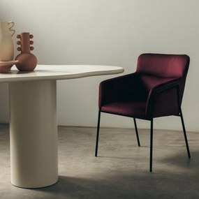 Bordó design szék HELSINKI VELVET