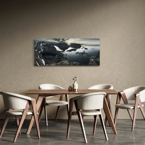 Kép - Norvég hegyek (120x50 cm)