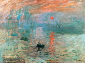 Festmény reprodukció Impression, Sunrise - Claude Monet, (40 x 30 cm)
